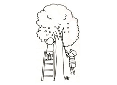 �ɂ�С������ժ���ӵĺ��P���DƬ