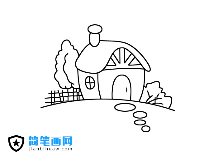 家園小房子簡(jiǎn)筆畫圖片